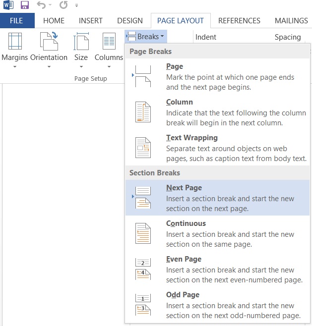 Page Break