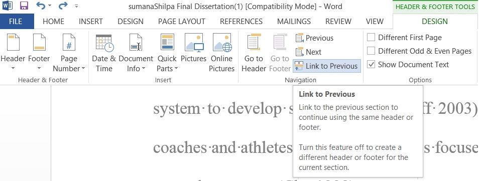 LinkTo previous